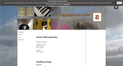 Desktop Screenshot of musikhaus-kopp.de